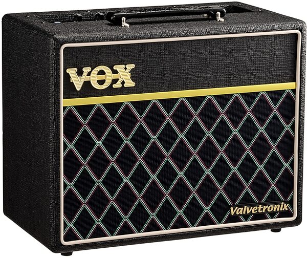 open zoom image for Vox VT20X Modeling Guitar Combo Amplifier (20 Watts, 1x8"), Classic Blue, Action Position Back
