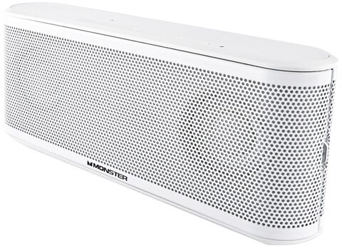 open zoom image for Monster ClarityHD Micro Bluetooth Speaker, White Angle