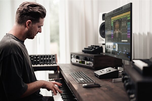 open zoom image for Universal Audio Apollo Twin X Duo Gen 2 Thunderbolt Audio Interface, Studio+ Edition, New, Action Position Back