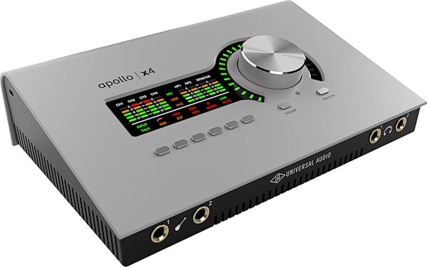 open zoom image for Universal Audio Apollo x4 Gen 2 Thunderbolt Audio Interface, Studio+ Edition, New, Action Position Back