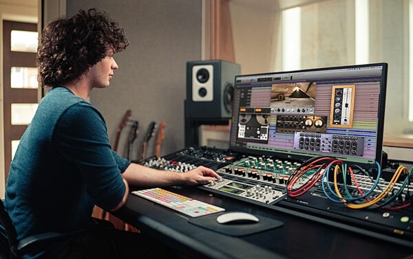 open zoom image for Universal Audio Apollo x8 Gen 2 Thunderbolt Audio Interface, Studio+ Edition, New, Action Position Back