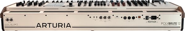 open zoom image for Arturia PolyBrute 12 Multidimensional Polyphonic Analog Synthesizer Keyboard, White, Open Box (Like New), Action Position Back