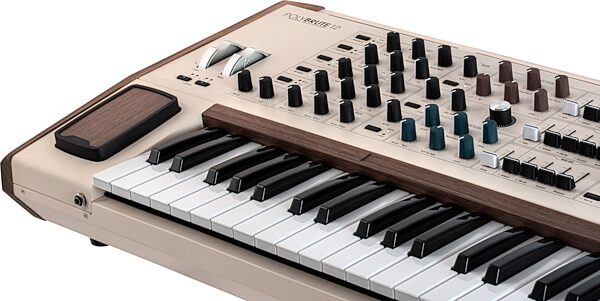 open zoom image for Arturia PolyBrute 12 Multidimensional Polyphonic Analog Synthesizer Keyboard, White, Open Box (Like New), Action Position Back