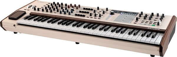 open zoom image for Arturia PolyBrute 12 Multidimensional Polyphonic Analog Synthesizer Keyboard, White, Open Box (Like New), Action Position Back
