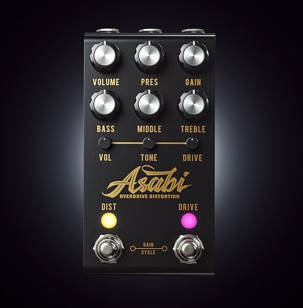 open zoom image for Jackson Audio Mateus Asato Signature Asabi Overdrive Distortion Pedal, New, Detail Front