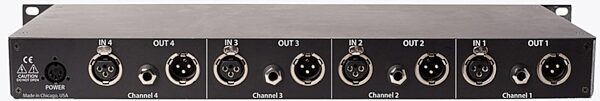 open zoom image for Black Lion Audio Auteur Quad Microphone Preamplifier, 4-Channel, New, Back