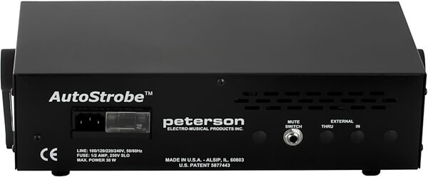 open zoom image for Peterson AutoStrobe 490 Mechanical Strobe Tuner, New, Action Position Back