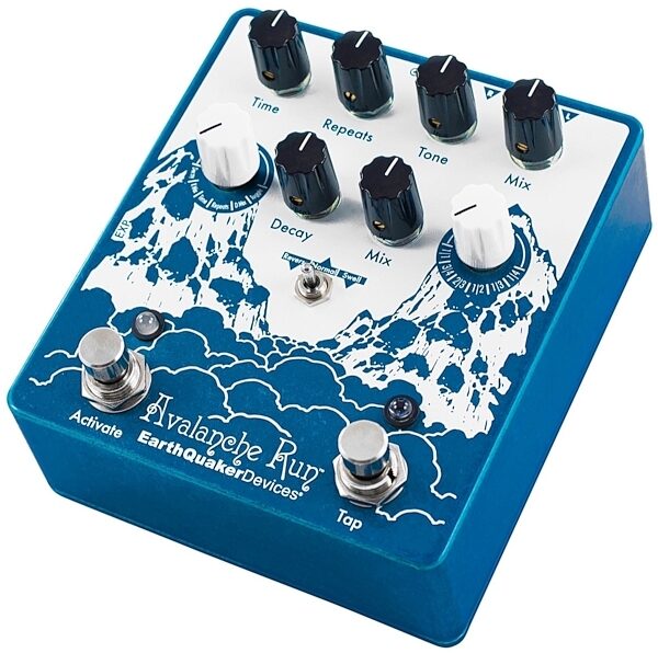 open zoom image for EarthQuaker Devices Avalanche Run V2 Stereo Delay Pedal, New, ve
