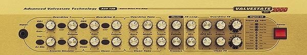open zoom image for Marshall AVT150 Guitar Combo Amplifier with DFX (150 watt, 4 channel, 1x12 inch), Front Panel