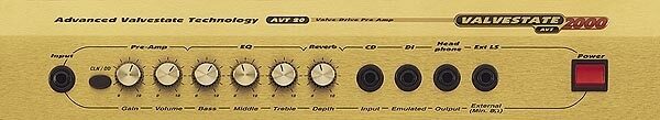 open zoom image for Marshall AVT20 20W 2-Channel 10 in. Guitar Combo Amp with Reverb, Front Panel