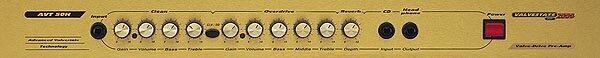 open zoom image for Marshall AVT50H Guitar Amplifier Head (50 watt, 2 channel), Front Panel