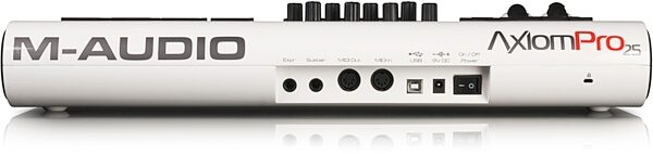 open zoom image for M-Audio Axiom Pro 25 Keyboard MIDI Controller, Back