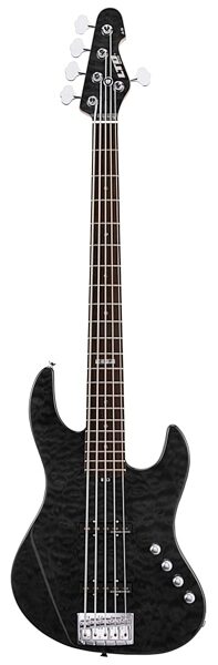 open zoom image for ESP LTD Elite J5 Electric Bass, 5-String (with Case), See Thru Black
