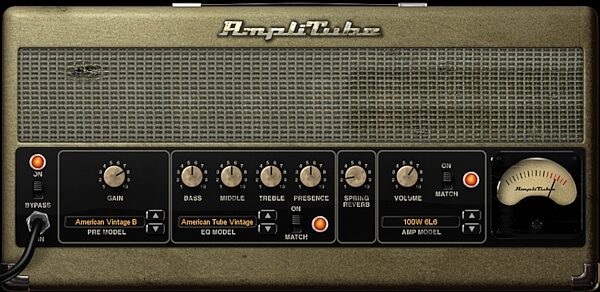 open zoom image for IK Multimedia AmpliTube Jimi Hendrix Amplifier and FX Modeling Software (Mac and Windows), Screenshot - American Vintage B
