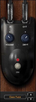 open zoom image for IK Multimedia AmpliTube Jimi Hendrix Amplifier and FX Modeling Software (Mac and Windows), Screenshot - Class Fuzz