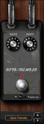open zoom image for IK Multimedia AmpliTube Jimi Hendrix Amplifier and FX Modeling Software (Mac and Windows), Screenshot - OptoTremolo