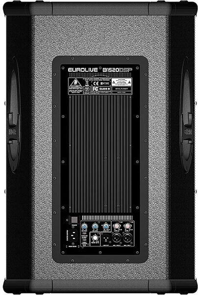 open zoom image for Behringer B1520DSP Eurolive 2-Way Active PA Speaker with Integrated Mixer (600 Watts, 1x15 in.), Back