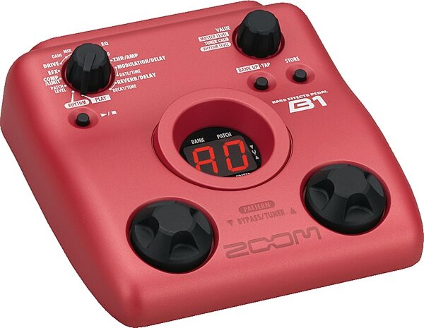 open zoom image for Zoom B1 Bass Multi-Effects Pedal, Main