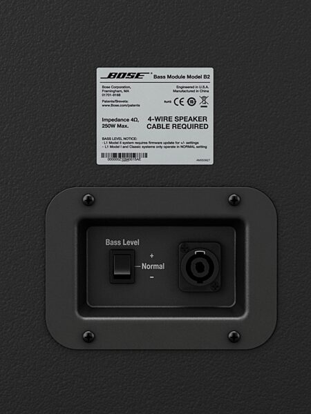 open zoom image for Bose L1 Model II with Two B2 Bass Modules, Back