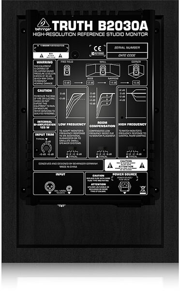 open zoom image for Behringer B2030A Active Studio Monitors, View