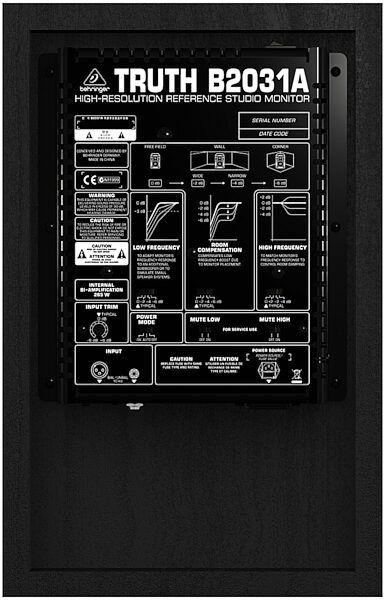 open zoom image for Behringer B2031A Truth Active Monitors, View