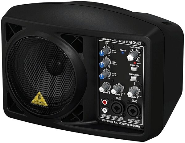 open zoom image for Behringer B205D Eurolive Powered PA System (150 Watts), Right