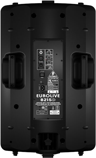 open zoom image for Behringer B215D Powered Speaker (550 Watts, 1x15"), Black - Rear