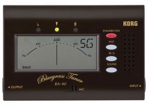 open zoom image for Korg BA40 Bluegrass Instrument Tuner, Main