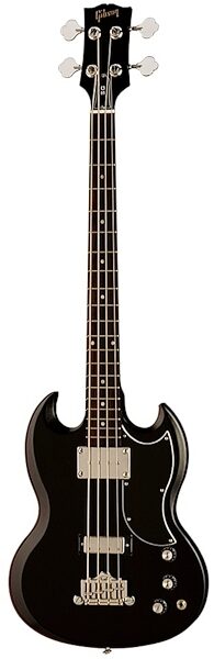open zoom image for Gibson SG Standard Faded Electric Bass (with Case), Worn Ebony