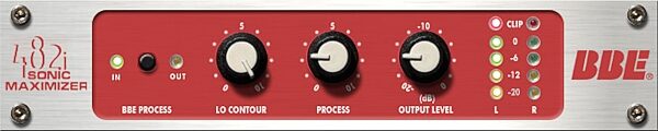 open zoom image for BBE Sonic Maximizer Plug-In Software (Macintosh and Windows), Screen Shot