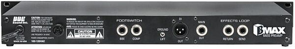 open zoom image for BBE BMAX Class A/B Bass Preamp, Rear