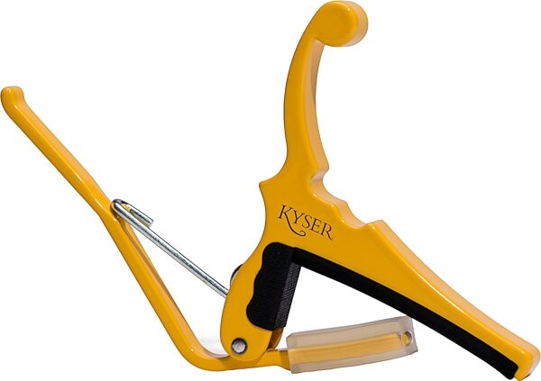 open zoom image for Kyser x Fender Guitar Capo, Butterscotch Blonde, Action Position Back