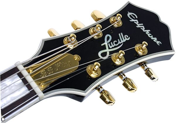 open zoom image for Epiphone B.B. King Lucille Electric Guitar, Headstock