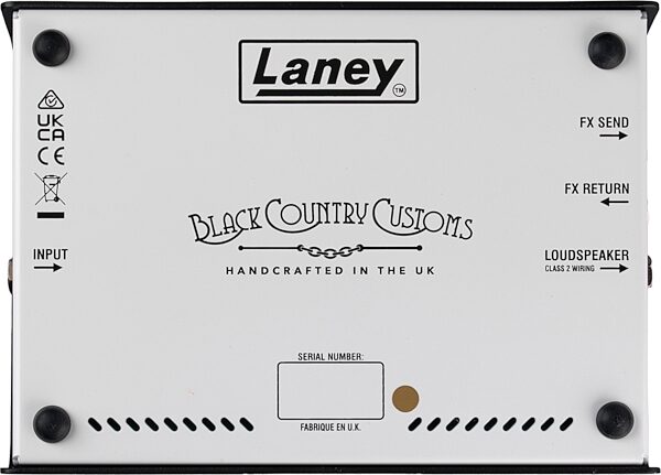 open zoom image for Laney SuperGrace Loudpedal Billy Corgan Pedalboard Amplifier (60 Watts), New, Action Position Back