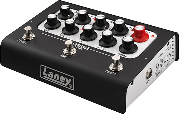 open zoom image for Laney SuperGrace Loudpedal Billy Corgan Pedalboard Amplifier (60 Watts), New, Action Position Back