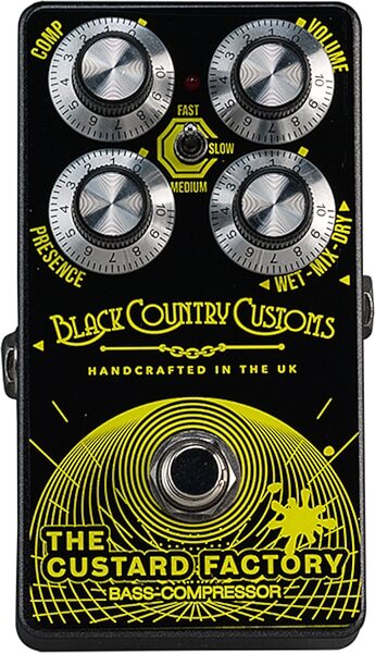 open zoom image for Laney BCC The Custard Factory 3-Mode Bass Compressor Pedal, New, Action Position Back