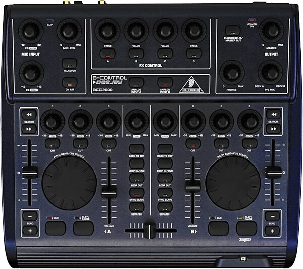 open zoom image for Behringer BCD2000 B-Control Deejay DJ/Audio Interface, Main