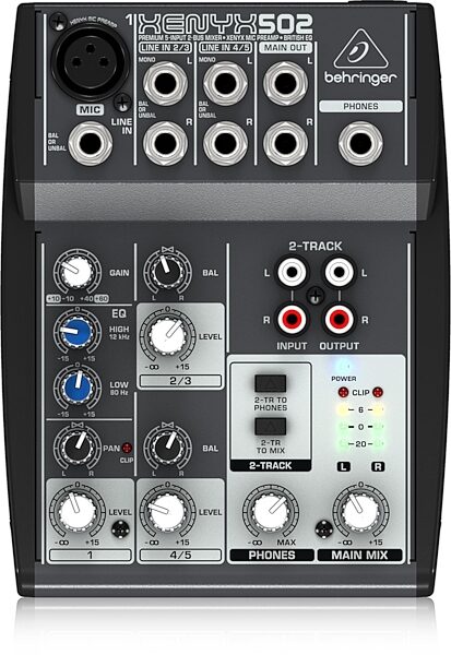 open zoom image for Behringer XENYX 502 Mixer, Main