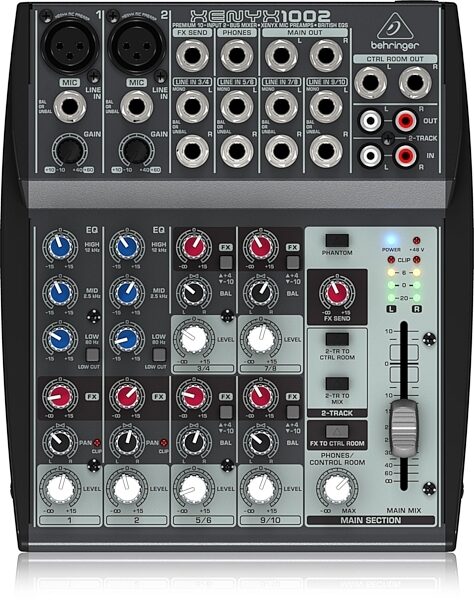 open zoom image for Behringer XENYX 1002 Mixer, Main