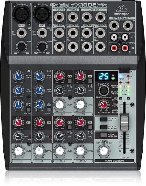 open zoom image for Behringer XENYX 1002FX Mixer with Effects, Main