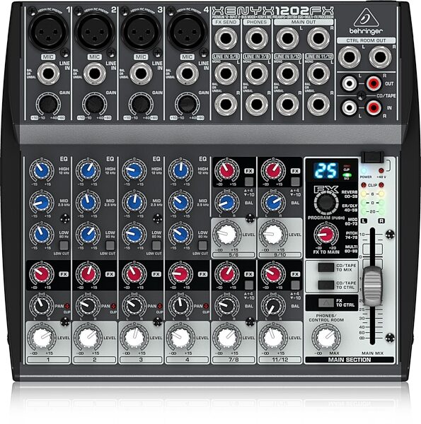 open zoom image for Behringer XENYX 1202FX Mixer with Effects, Main