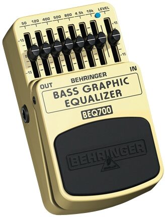 open zoom image for Behringer BEQ700 Bass Graphic Equalizer Pedal, Left