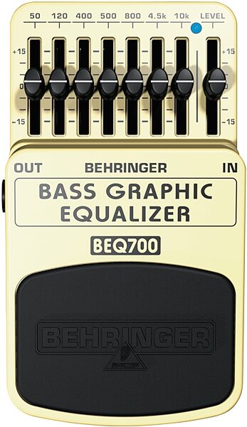 open zoom image for Behringer BEQ700 Bass Graphic Equalizer Pedal, Main