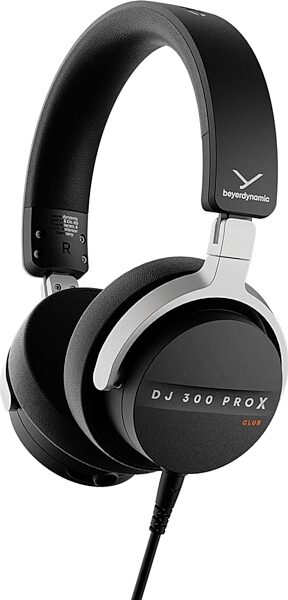 open zoom image for Beyerdynamic DJ 300 PRO X CLUB DJ Headphones, Black and SIlver, Action Position Back