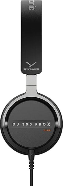 open zoom image for Beyerdynamic DJ 300 PRO X CLUB DJ Headphones, Black and SIlver, Action Position Back