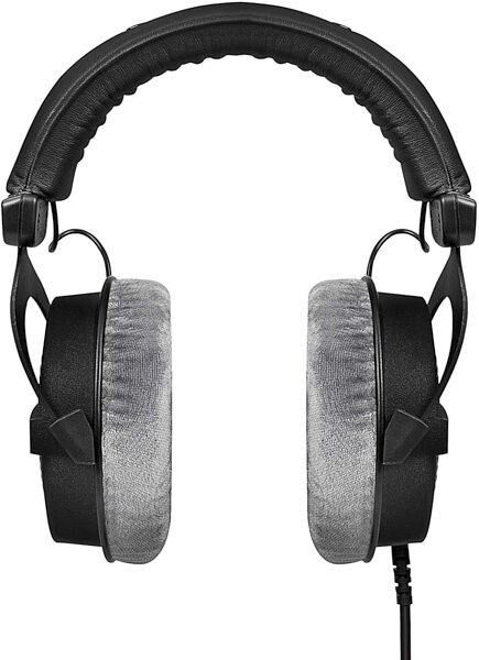 open zoom image for Beyerdynamic DT 990 PRO 250-Ohm Open-Back Headphones, Original Black with Gray Earpads, includes 3-meter coiled cable, View 2