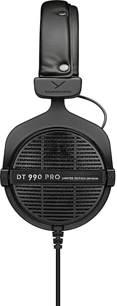 open zoom image for Beyerdynamic DT 990 PRO 250-Ohm Open-Back Headphones, Limited-Edition Black, includes 3-meter straight cable, Open Box (Like New), Action Position Back