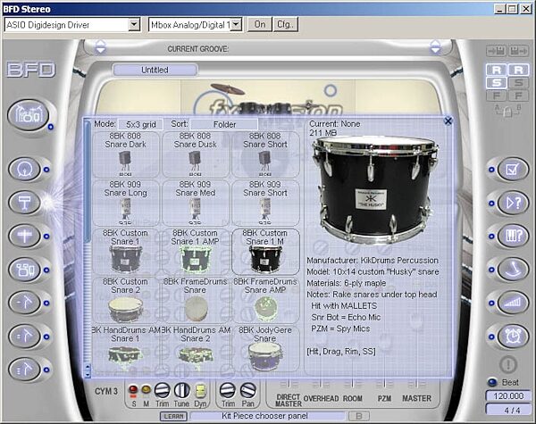 open zoom image for FXpansion 8-Bit Kit Expansion Pack for BFD, Screenshot 1