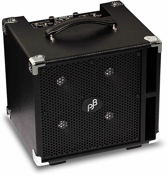 open zoom image for Phil Jones Bass Compact Plus BG-450 Bass Combo Amplifier (500 Watts, 4x5"), Black, Open Box (Like New), Angled Front