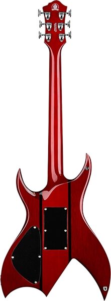 open zoom image for BC Rich Rich "B" ST Electric Guitar, Transparent Red, Action Position Back